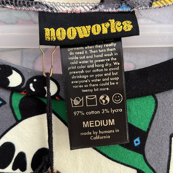 Nooworks Burger Babie muscle tee medium - Picture 2 of 4